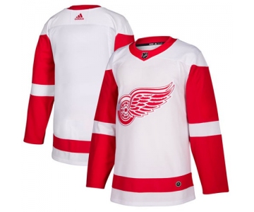 Adidas Red Wings Blank White Road Authentic Stitched NHL Jersey
