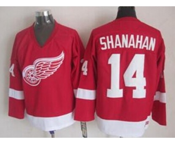 Detroit Red Wings #14 Brendan Shanahan Red Throwback CCM Jersey