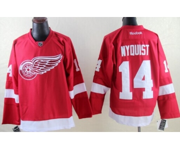 Detroit Red Wings #14 Gustav Nyquist Red Jersey