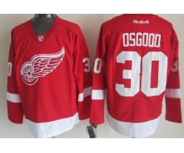 Detroit Red Wings #30 Chris Osgood Red Jersey
