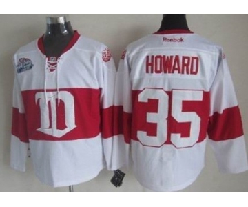 Detroit Red Wings #35 Jimmy Howard White Winter Classic Jersey
