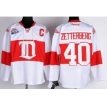 Detroit Red Wings #40 Henrik Zetterberg White Winter Classic Jersey