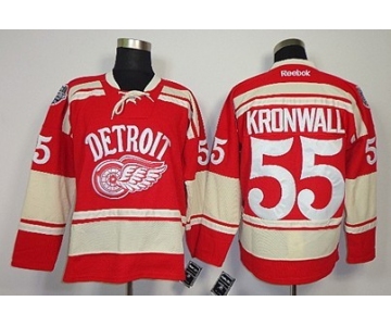 Detroit Red Wings #55 Niklas Kronwall 2014 Winter Classic Red Jersey
