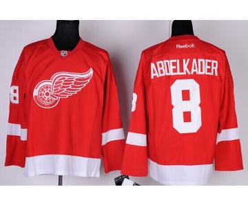 Detroit Red Wings #8 Justin Abdelkader Red Jersey