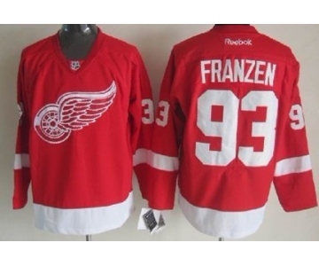Detroit Red Wings #93 Johan Franzen Red Jersey