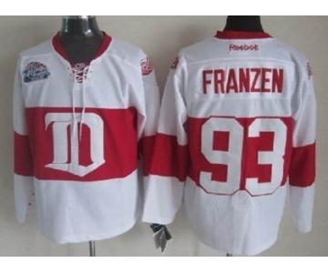 Detroit Red Wings #93 Johan Franzen White Winter Classic Jersey