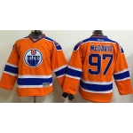 Youth Edmonton Oilers #97 Connor McDavid 2015 Orange Jersey