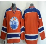 Men's Edmonton Oilers Blank 2015 Orange Jersey
