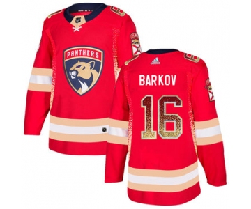 Men's Florida Panthers #16 Aleksander Barkov Red Drift Fashion Adidas Jersey
