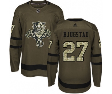 Adidas Panthers #27 Nick Bjugstad Green Salute to Service Stitched NHL Jersey