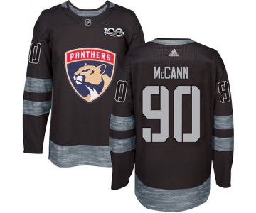Adidas Panthers #90 Jared McCann Black 1917-2017 100th Anniversary Stitched NHL Jersey