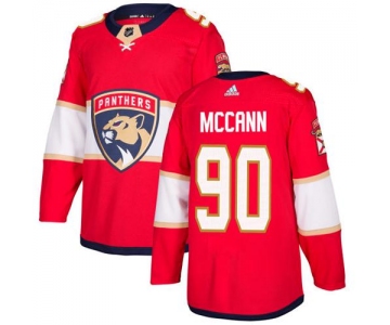 Adidas Panthers #90 Jared McCann Red Home Authentic Stitched NHL Jersey