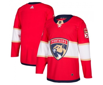 Adidas Panthers Blank Red Home Authentic Stitched NHL Jersey