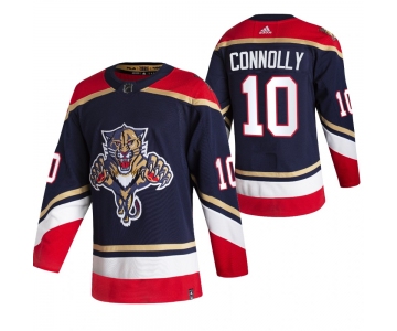 Florida Panthers #10 Brett Connolly Black Men's Adidas 2020-21 Reverse Retro Alternate NHL Jersey