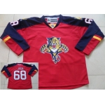 Florida Panthers #68 Jaromir Jagr Red Jersey