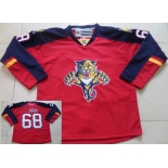 Florida Panthers #68 Jaromir Jagr Red Jersey