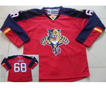 Florida Panthers #68 Jaromir Jagr Red Jersey