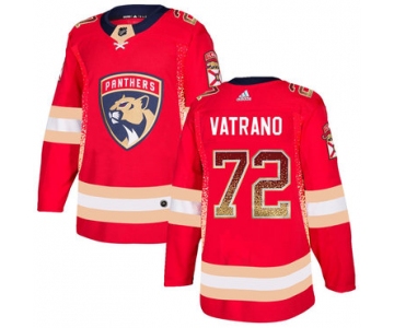 Men's Florida Panthers #72 Frank Vatrano Red Drift Fashion Adidas Jersey
