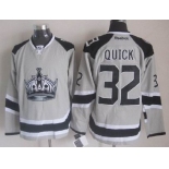 Los Angeles Kings #32 Jonathan Quick 2014 Stadium Series Gray Jersey