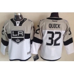 Los Angeles Kings #32 Jonathan Quick 2015 Stadium Series Gray/White Kids Jersey