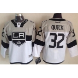 Los Angeles Kings #32 Jonathan Quick 2015 Stadium Series Gray/White Kids Jersey
