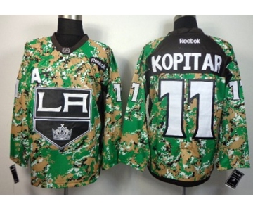 Los Angeles Kings #11 Anze Kopitar 2014 Camo Jersey