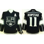 Los Angeles Kings #11 Anze Kopitar Black Kids Jersey
