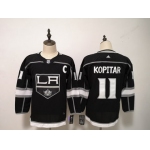 Los Angeles Kings #11 Anze Kopitar Black Youth Adidas Jersey