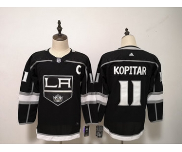 Los Angeles Kings #11 Anze Kopitar Black Youth Adidas Jersey