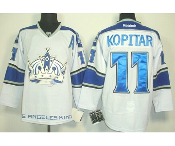 Los Angeles Kings #11 Anze Kopitar White Third Jersey