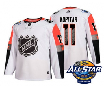 Men's Los Angeles Kings #11 Anze Kopitar White 2018 NHL All-Star Stitched Ice Hockey Jersey