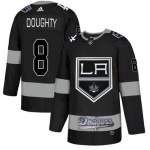 LA Kings With Dodgers 8 Drew Doughty Black Adidas Jersey
