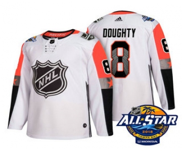 Men's Los Angeles Kings #8 Drew Doughty White 2018 NHL All-Star Stitched Ice Hockey Jersey