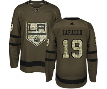 Adidas Kings #19 Alex Iafallo Green Salute to Service Stitched NHL Jersey