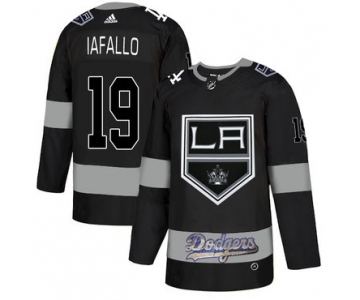 LA Kings With Dodgers 19 Alex Iafallo Black Adidas Jersey