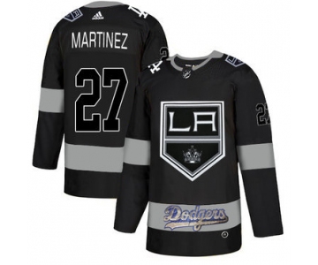 LA Kings With Dodgers 27 Alec Martinez Black Adidas Jersey