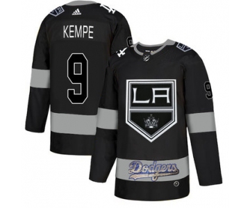 LA Kings With Dodgers 9 Adrian Kempe Black Adidas Jersey