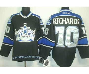 Los Angeles Kings #10 Mike Richards Black Third Jersey