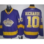 Los Angeles Kings #10 Mike Richards Purple Jersey
