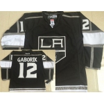 Los Angeles Kings #12 Marian Gaborik Black Jersey