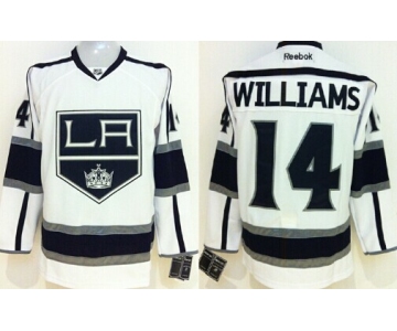 Los Angeles Kings #14 Justin Williams White Jersey