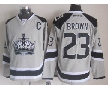 Los Angeles Kings #23 Dustin Brown 2014 Stadium Series Gray Jersey