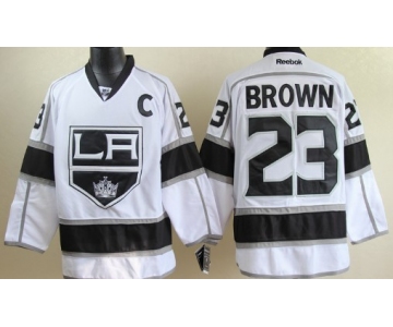 Los Angeles Kings #23 Dustin Brown White Jersey