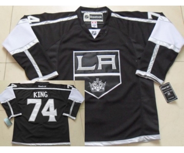 Los Angeles Kings #74 Dwight King Black Jersey