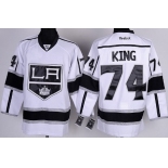 Los Angeles Kings #74 Dwight King White Jersey