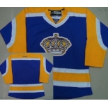 Los Angeles Kings Blank Purple With Yellow Jersey