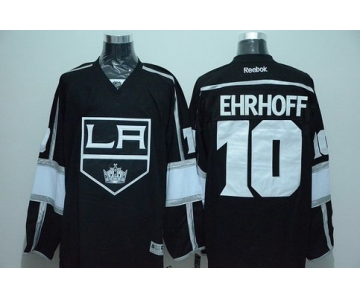 Men's Los Angeles Kings #10 Christian Ehrhoff Reebok Black Hockey Jersey