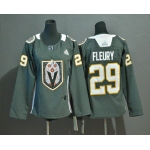 Youth Vegas Golden Knights #29 Marc-Andre Fleury Gray Dia De Los Muertos Adidas Jersey