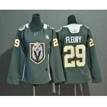 Youth Vegas Golden Knights #29 Marc-Andre Fleury Gray Dia De Los Muertos Adidas Jersey