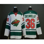 Men's Minnesota Wild #36 Mats Zuccarello Adidas Stitched NHL Jersey